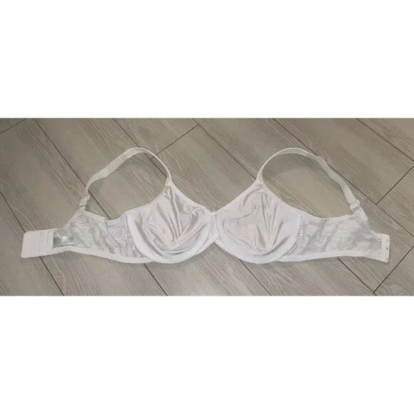 Wacoal 85567 Awareness Full Figure Seamless Bra Floral UW Womens 38D Ivory - Picture 5 of 6